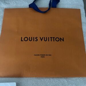 Louis Vuitton Orange Shopping Bag